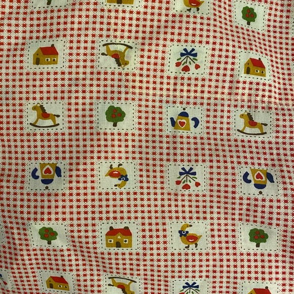 Vintage XS petite Christmas pajamas set matching top bottom kids XL - Picture 2 of 5